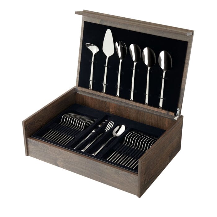 Amefa - Ventura 1924 78-pc Cutlery set in wooden canteen Amefa