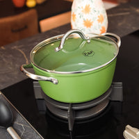 By C&P - Go Green Kookpan 20 cm met glazen deksel Kookpan By C&P