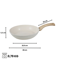 By C&P - Go Ivory Koekenpan 28 cm By C&P