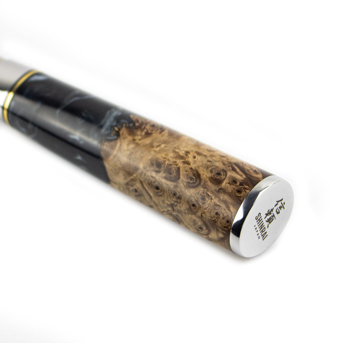 Epoxy Onyx 6-delige Damascus Messenset Messensets Shinrai Japan