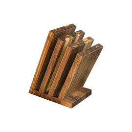 Artelegno - Venezia Magnetic Knife Block - Walnut wood 9 knives Magnetisch messenblok 4-Elements Venezia - Walnotenhout Messenblokken Artelegno