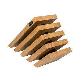 Artelegno - Venezia Magnetic Knife Block - Beech Wood 10 Knives Magnetisch messenblok 5-Elements - Beukenhout Messenblokken Artelegno