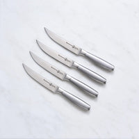 Messermeister - Avanta 4-delige zilvere steak messenset Messensets Messermeister