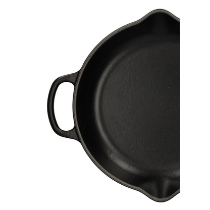 LeCreuset - Poêle Signature ronde Noir Mat 23cm