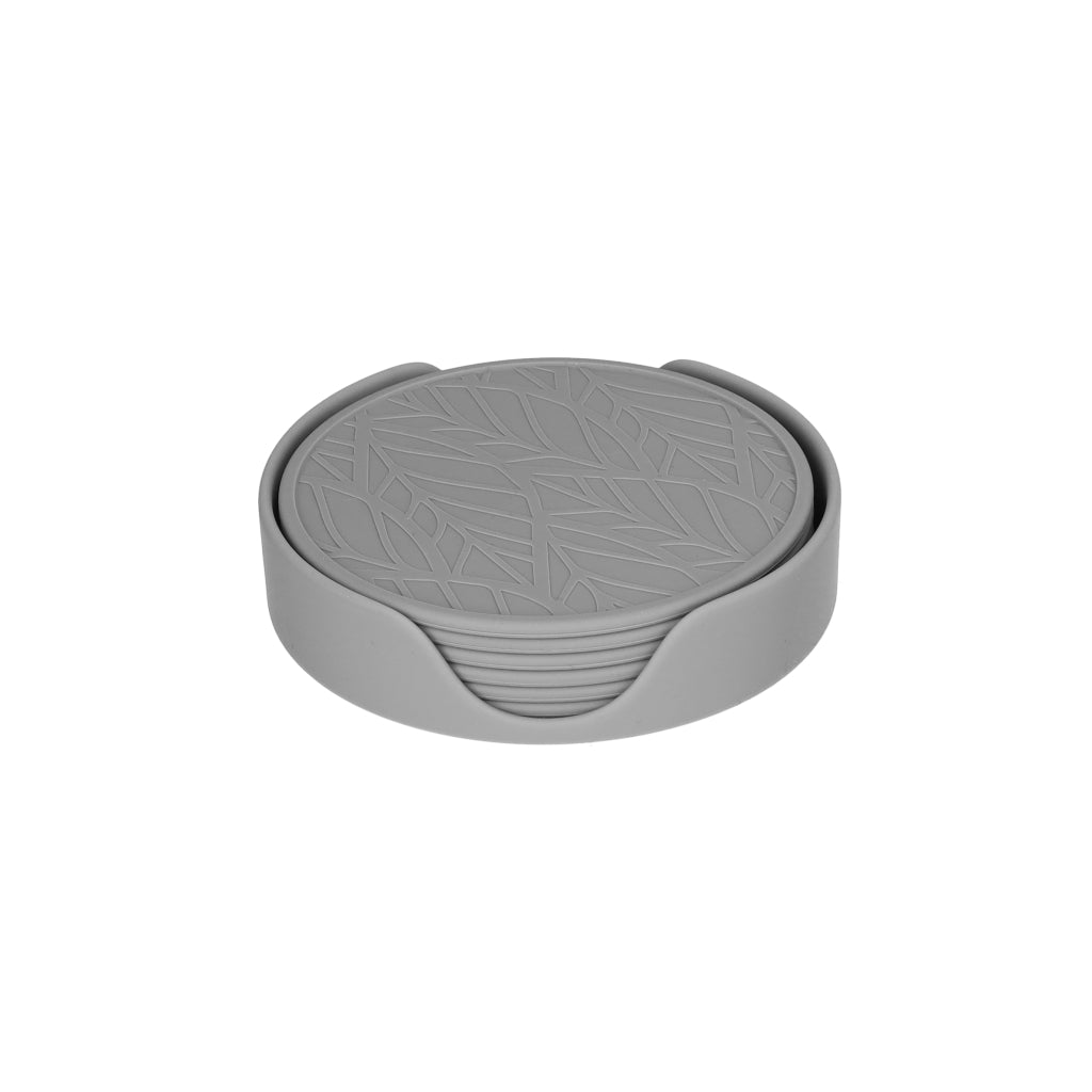 Tools2Cook - Silicone Coaster Set (7 pieces) Nutmeg Gray