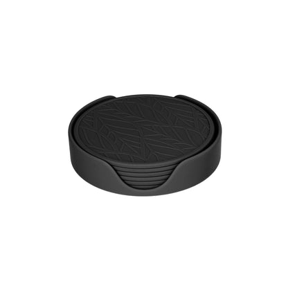 Tools2Cook - Silicone Coaster Set (7 pieces) Black Pepper