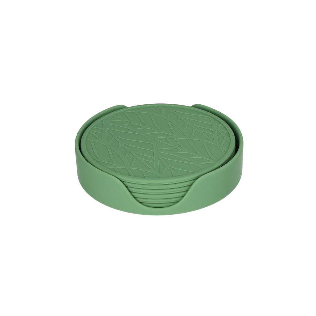 Tools2Cook - Silicone Coaster Set (7 pieces) Sage Green