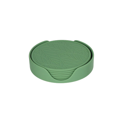 Tools2Cook - Silicone Coaster Set (7 pieces) Sage Green