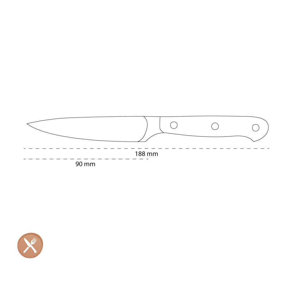 Wusthof - Classic Office Knife 9 cm