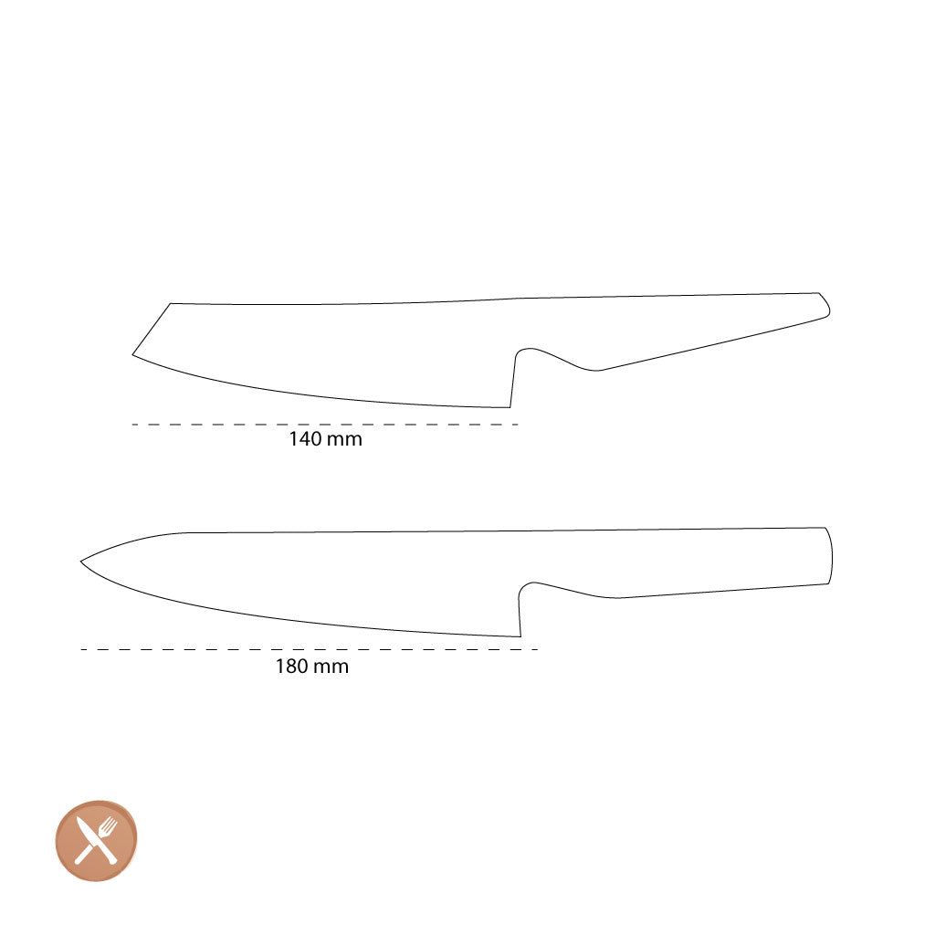 Global - G-7805 Chef's Knife + Vegetable Knife