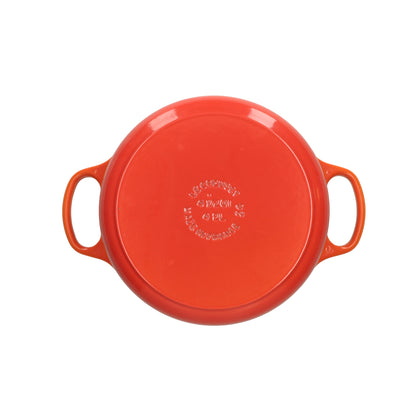 LeCreuset - Roast- / Stew pan Signature round Orange-red 24cm 4.2l