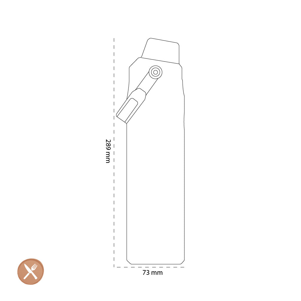 Stanley - La bouteille d'eau AeroLight™ IceFlow™ Fast Flow 0,6L Frost