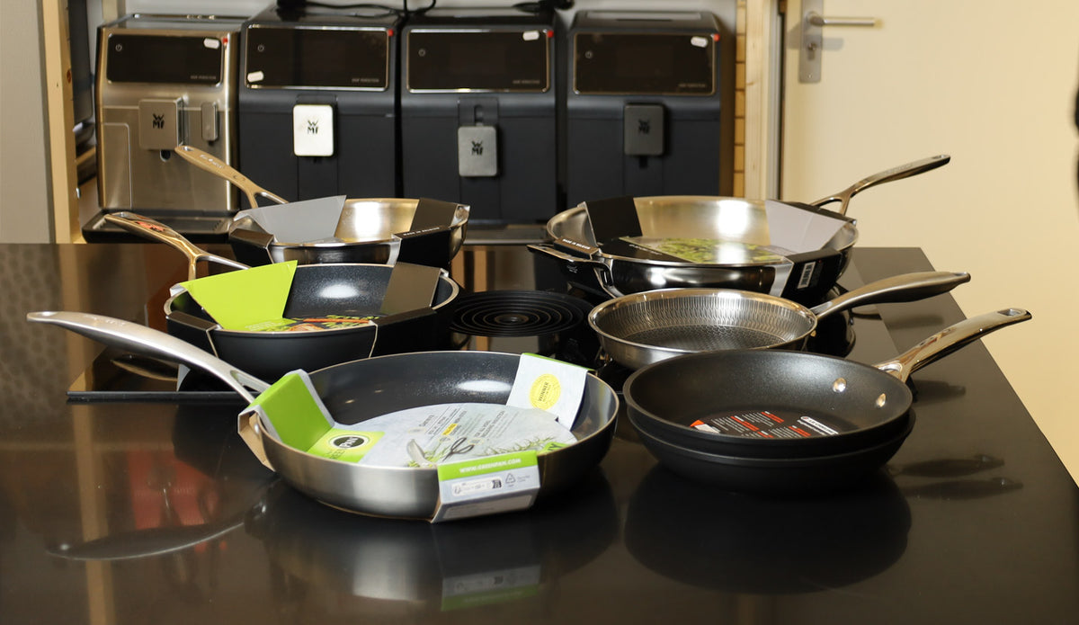Frying pans for induction