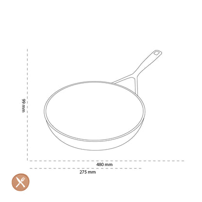 Demeyere - Alu Pro 5 Ceraforce Frying Pan 26 cm