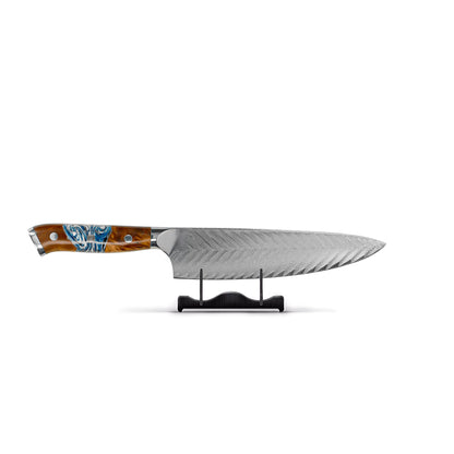 Shinrai Knives - Eclipse Series Damascus Chef's Knife 20 cm