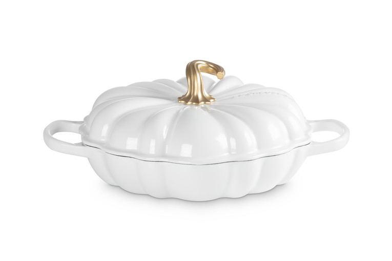 Le Creuset - Signature Pumpkin Campagnard White 28 cm