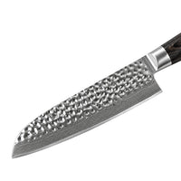Shinrai Knives - Hammered Damask BR Santoku knife 18 cm