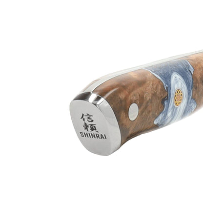 Shinrai Knives - Couteau à Steak Damas Série Eclipse 13 cm