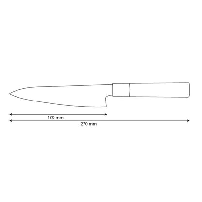 Shinrai Knives - Takumi Kaza Damascus Office Knife 13 cm
