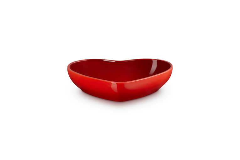 Le Creuset - Schaal Kersenrood Hart 20 cm