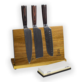 Damask Print 3-piece Knife Set - Combideal XXL