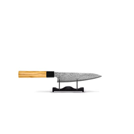 Shinrai Knives - Takumi Kaza Damascus Office Knife 13 cm
