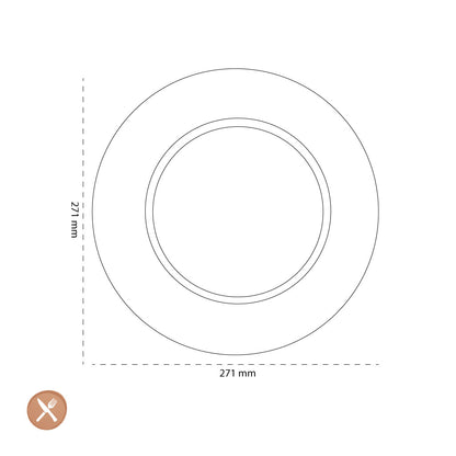 Villeroy & Boch - Fabriquer de la roche - Assiette Plate 27cm