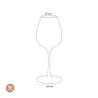 Villeroy & Boch - Purismo Wine - Red win.goblet intric+del