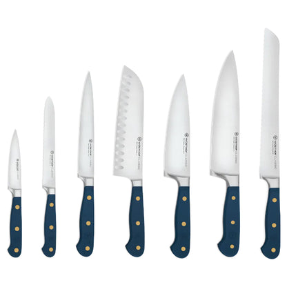 Wusthof - Classic Color 7-piece knife set with Wild Blueberry block