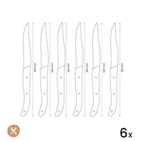 Amefa - Royal Steak 6 Steakmes - Zwart Steakmessen Amefa 