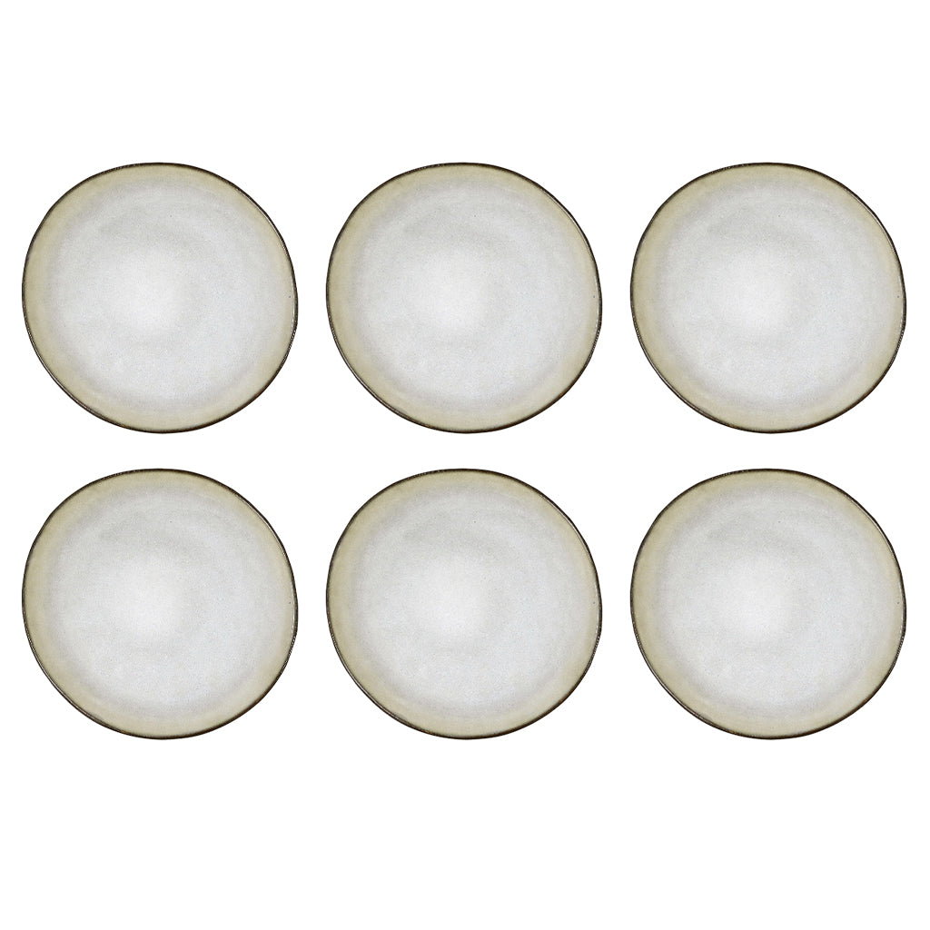 Medard de Noblat - Shadow Nacre - Dessert plate 20.5 cm (set of 6)