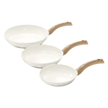 Ensemble de 3 poêles à frire Cook &amp; Pan - Go Ivory