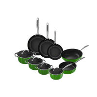 Cook & Pan - Honey Go Green Pannenset 9-delig Pannenset Cook & Pan 
