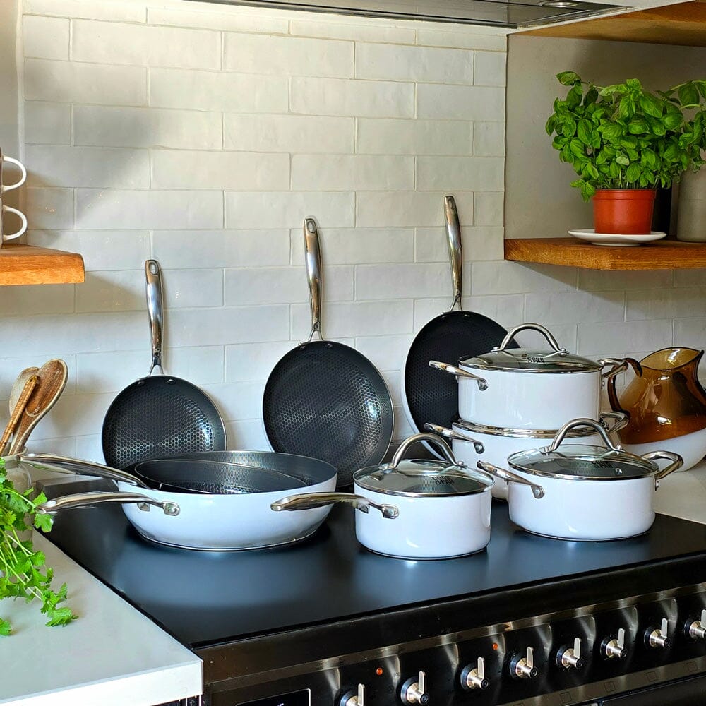 Cook & Pan - Honey Go Ivory Koekenpannenset 2-delig Pannenset Cook & Pan 