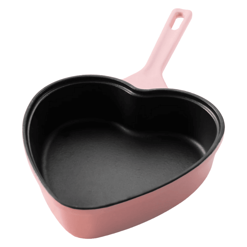Cook & Pan - Love Gietijzeren Hartjes Koekenpan 24 cm Koekenpan Cook & Pan 