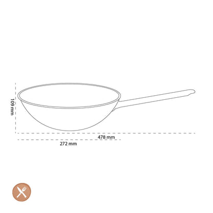 Demeyere - Apollo 7 Wok 26 cm Wokpan Demeyere 