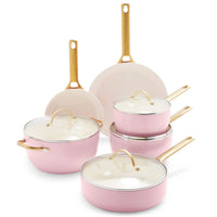 GreenPan - Padova Blush Pink 10-delige Pannenset Pannenset GreenPan 