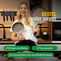 Cook & Pan - Taupe of Mind Induction Hob Protector Set - 4 Pack