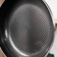 Cook & Pan - Ensemble de 5 poêles en acier inoxydable au miel