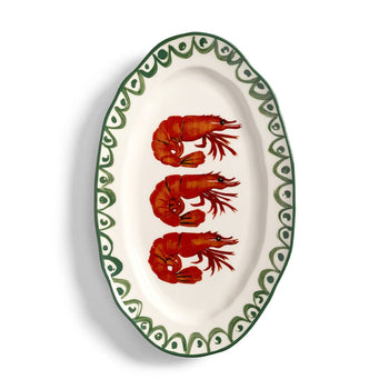 &amp;Klevering - Plat de service Sirène - Plat de service à crevettes &amp;Klevering