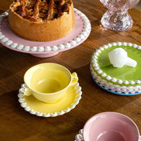 &Klevering - Taartplateau Whip - Roze Taartplateau &Klevering 