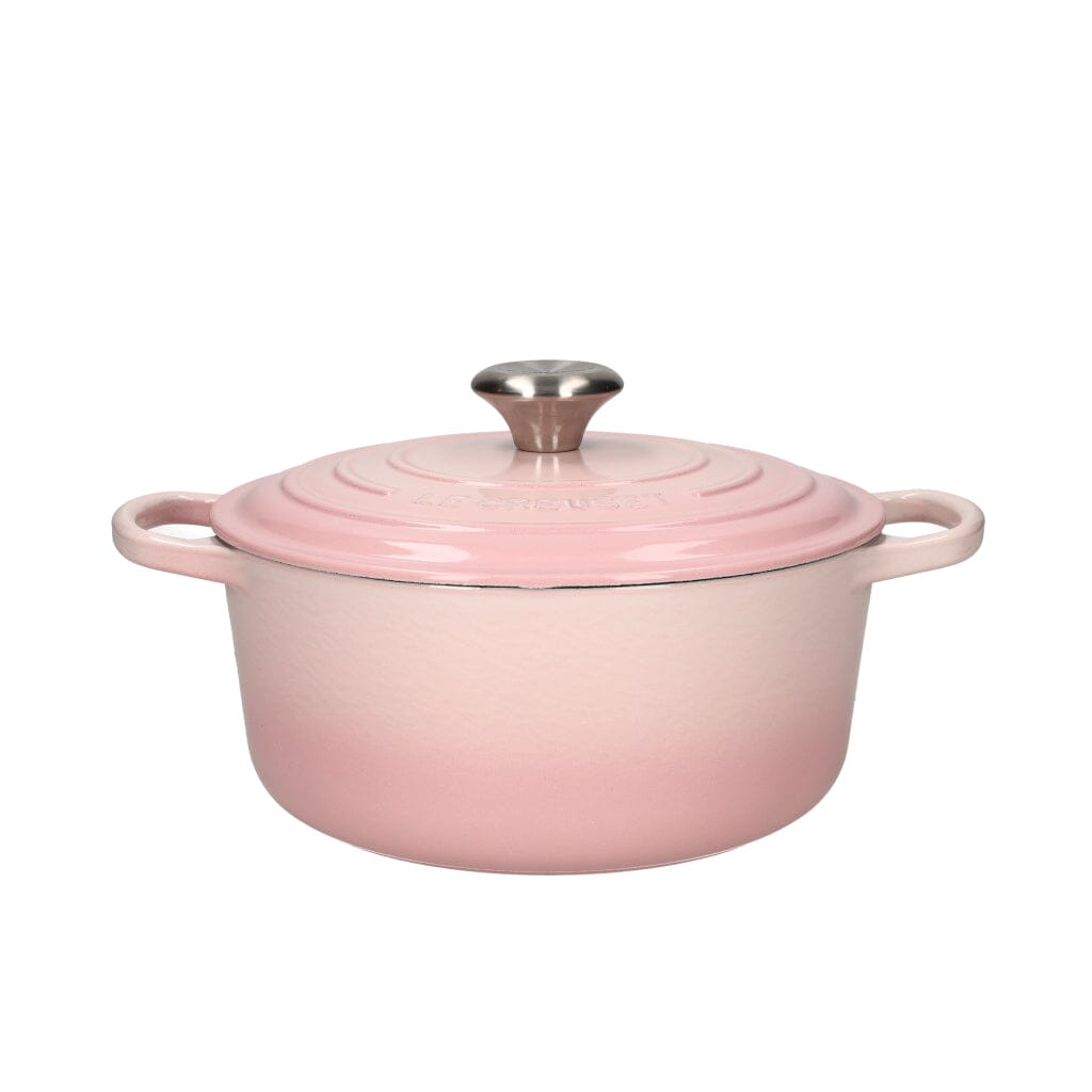 Le Creuset - Braad- / Stoofpan Signature rond Shell Pink 24cm 4,2l Le Creuset 