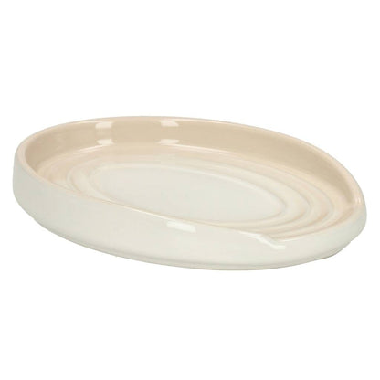 Le Creuset - Lepelhouder ovaal Meringue 15cm Lepelhouder Le Creuset 