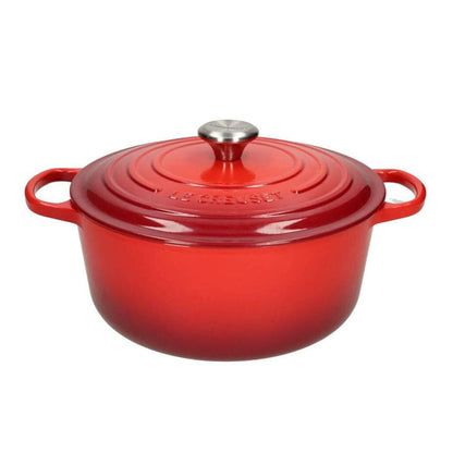 Le Creuset - Signature Campagnard Braadpan Kersenrood 28 cm Braadpan Le Creuset 