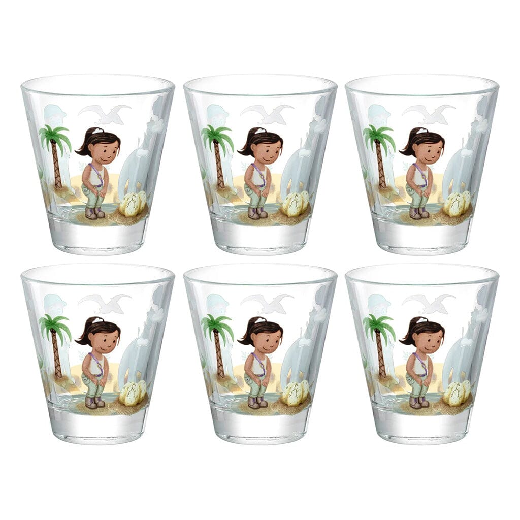 Leonardo - Bambini Avventura Drinkglas 215ml Dino - 6 stuks Waterkan Leonardo 