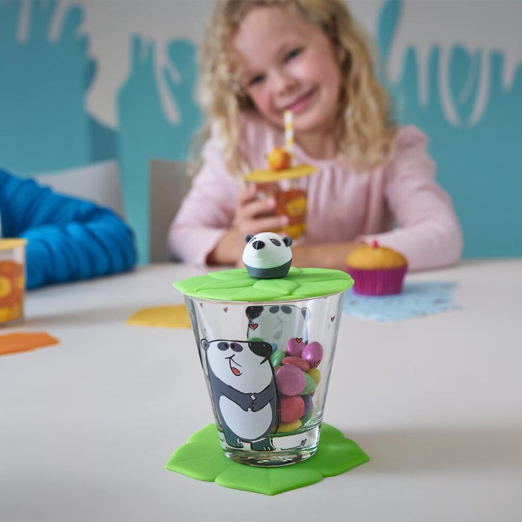 Leonardo - Cap groene panda Bambini Waterglazen Leonardo 