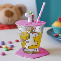 Leonardo - Dop roze eenhoorn Bambini Waterglazen Leonardo 