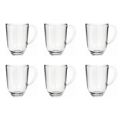 Leonardo - Napoli Latte Macchiato Glas 380ml - 6 stuks Koffiekopjes Leonardo 