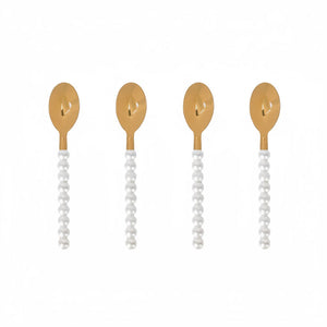 Lepelclub - Koffielepels - Parel - Set Van 4 LepelClub 