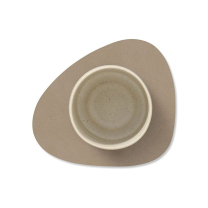 Lind DNA - Onderzetter Curve Nupo Klei Bruin Onderzetter Lind DNA 